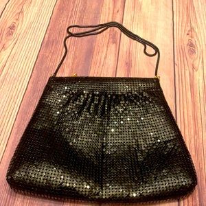 Elegance black Sequins Y& S evening bag